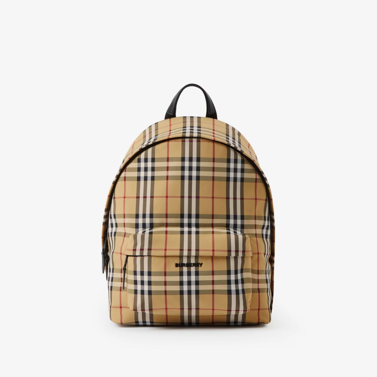 plaid backpack