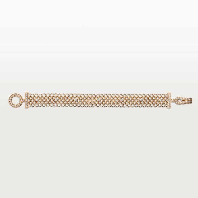 AGRAFE bracelet 18K rose gold